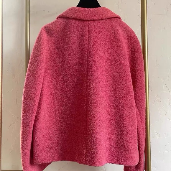 🚩steal authentic Gucci Vibrant Pink Textured Suit - Picture 3 of 10